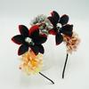 Diadema Nueva de Fiesta de Halloween Simulación Crisantemo Calavera Aro para la Cabeza Día de Muertos Maquillaje Tocado Venta al por Mayor de Fábrica