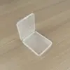 Caja Rectangular de Plástico PP Transparente para Costura Hecha a Mano, Piezas de Ferretería, Caja de Almacenamiento, Caja Organizadora para Polvera, Pestañas Postizas