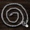Nova Corrente Masculina Yanyu Padrão da Paz Masculina Personalidade Retrô Tendência Masculina Corrente Grossa Longa para Namorado