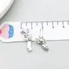1 nuevo estilo aleación de plata antigua serie Denim occidental colgante colgante accesorios para pulsera DIY collar