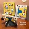 Capa Protetora para Tablet iPad mini7/6 Air8/7 à Prova de Queda com Suporte Giratório Cartoon Bolinhas KT