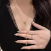 Collar de Tres Filas de Diamantes Incrustados con Rubíes de Colores, Estilo Francés de Mediados de Siglo, Moderno, Lujoso y de Alta Gama