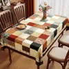 Mantel Estilo Americano, Impermeable, Resistente al Aceite, No Requiere Lavado, Nuevo Modelo 2026, Lujo Ligero, Sensación de Alta Gama, Rectangular, Mantel para Mesa de Comedor que Mejora el Ambiente