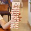 Ins Celebridad de Internet Juego Combinado de 12 Piezas Cuerda para el Cabello Estilo Coreano Pulsera Simple Banda para el Cabello Banda para el Cabello para Mujer Fabricantes