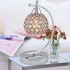 Luminária de mesa de cristal minimalista moderna luminária de mesa criativa para sala de jantar sala de estar luminária de mesa romântica aconchegante para quarto mesa de cabeceira