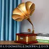 Fono-rádio Modelo de Alto-falante Grande Vintage Ornamento Criativo Toca-discos de Vinil Decoração de Casa Câmera Microfone Microfone