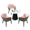 Conjunto de Mesa de Negociação de Ardósia e Cadeiras para Bares, Cafés, Mesas de Jantar, Balcões de Recepção de Escritório, Áreas de Recepção, Mesas e Cadeiras Comerciais de Lazer