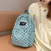 Mochila Escolar para Niñas, Mochila Simple a Cuadros para Estudiantes, Gran Capacidad, Alto Valor Estético, Mochila de Moda para Estudiantes de Secundaria y Universidad, Estilo Campus