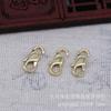 DIY Joias Acessórios de Cabeça Cor Preservada Cobre Conector de Colar Ajustável Acessórios de Pulseira Fecho Mola Lagosta B999