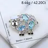 Colección de Año Nuevo 2026: Broche de Cordero del Zodiaco Dorado, un pasador elegante y con estilo para mujer, perfecto como accesorio o regalo de Año Nuevo