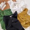 Chaleco Fino para Niños 2025 Nuevo Producto de Verano, Chaleco de Punto de Botones de Color Sólido para Niños y Niñas, Camiseta sin Mangas para Bebé, Versátil