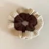 Cintas para el Cabello de Punto con Bloques de Color Dulces para Otoño e Invierno Estilo Coreano Cintas para Moños de Niña Scrunchies Cuerdas para el Cabello Estilo Nuevo