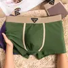 Ropa interior nueva para hombre para otoño e invierno, Boxer briefs de nuevo estilo para hombre, Tiro medio, Transpirable y cómodo, Shorts de cuatro esquinas, Ropa interior para hombre