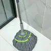 Mopa de Doble Uso Manos Libres con Escurridor Automático, Mopa Tradicional Grande para el Hogar con Hilo de Algodón, Mopa Absorbente