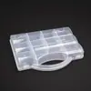 Caja de Plástico Transparente Portátil Fija de 11 Compartimentos Caja para Almacenamiento de Piezas de Ferretería de PP Componentes Digitales Caja para Almacenamiento de Joyería Equipo de Pesca