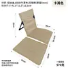 Silla plegable para exteriores, adecuada para dormir y reclinarse, silla de camping con respaldo y cojín, silla para picnic en el césped, silla de camping