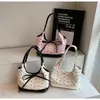 Bolso de Lazo Estilo Coreano para Mujer 2025 Nuevo Estilo Bolso Sencillo de Hombro o Axila Bolso de Mensajero de Moda Bolso de Mano para el Trabajo
