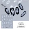 Novos Adesivos de Unha Jelly para Nail Art DIY Borboleta Branca Pequenos Adesivos Coração com Folha de Ouro em Relevo Adesivos para Unhas