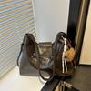 Bolso de mano vintage para mujer, de gran capacidad, diseño de nicho, estilo bandolera, ligero, 2024