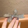 Pinza para el Cabello Estilo Francés de Lujo Ligero con Lazo de Perlas, Pinza de Pato, Pinza Bb, Accesorio para el Cabello Súper de Ensueño con Pedrería, Adorno para el Cabello de Alta Gama, Lujoso y Elegante