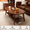 Mesa de centro de núcleo de madeira maciça, apartamento pequeno, sala de estar, casa, 2024, novo estilo, mesa, varanda simples, sofá simples, mesa de chá