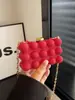 Bolsa Caixa Design de Nicho 2025 Inverno Nova Bolsa de Mão Bolsa de Ombro Acrílica Bolsa Transversal Mini com Corrente para Mulheres
