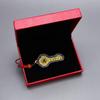 Foil Dorado Riqueza Llave Dorada Carcasa Acrílica Cinco Bendiciones Llave Compañía de Seguros Ventas Pequeños Regalos Al Por Mayor