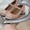Zapatos Planos Dulces con Lazo para Mujer 2024 Estilo Coreano Niñas Versátiles Faldas Zapatos Pequeños de Cuero para Mujer Estilo de Noche Zapatos de Moda