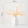 Shumen Simples Criativo Decorativo Moderno Creme Cerâmica Vaso Flores Secas Flores Sala de Estar Corredor Casa Nova Ornamentos de Flores