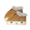 Nuevos Zapatos de Moxibustión de Gamuza con Madera Maciza para Control de Humo y Cuidado de Pies con Llama Abierta, Botas de Moxibustión, Botas Calientes de Moxibustión, Venta al por Mayor desde el Fabricante