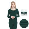 Novas Peças Íntimas Térmicas Catiônicas Outono e Inverno Roupas de Outono Femininas e Calças Compridas Traje Quente Forrado com Fleece e Espessado Camada Base Slim