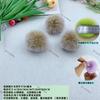 Atacado Pronta Entrega 4cm 5cm 6cm Pompons de Pele Sintética de Coelho DIY Pompons para Embalagem de Presentes, Charms para Mochila, Suprimentos para Decoração de Feriados