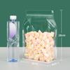 Bolsa transparente de sellado octogonal bolsa autosostenible engrosada snacks cacahuate té arroz bolsa autosellable bolsa de embalaje para alimento para gato y perro impresión