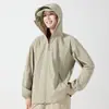 Ropa de Protección Solar Estilo Montaña para Hombre para Exteriores, Protección UV de Verano, Ropa de Protección Solar Suelta Súper Elegante para Mujer, Ropa Ligera y Transpirable Amigable con la Piel