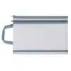 Bolsa de zíper de malha portátil à prova d'água A4 bolsa de armazenamento de provas de estudante bolsa de classificação de materiais bolsa de arquivo transparente imprimível
