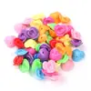 Color caramelo color primavera niños hilo cuentas sueltas diy collar hecho a mano con forma de pulsera de plástico pulsera colgante venta al por mayor