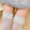 Calcetines Blancos de Becerro Finos Estilo Ballet Encaje Estilo Muñeca Estilo Lolita Jk Calcetines a Media Pantorrilla