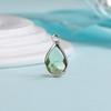 Popular Transfronterizo Retro Colorido Cristal de Vidrio 12-Colores Piedra de Nacimiento Colgante DIY Gota de Agua Accesorios de Joyería Hechos a Mano
