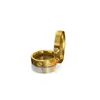 Anillo de Acero Inoxidable de 4 mm para Hombres y Mujeres, Diseño de Caballo del Zodiaco, Anillos de Pareja para el Año del Caballo, Anillo Moderno y Versátil