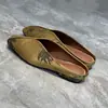 Mules cerrados cómodos y antideslizantes para combinar con cheongsam, nuevas sandalias elegantes estampadas de estilo chino populares para el verano 2026