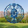 Fl001-024 Visual 3D Pendurado Colorido Giratório Sino dos Ventos Decoração de Jardim Externo Repelente de Pássaros Sino de PVC Pendente
