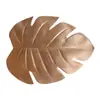 Nuevo posavasos minimalista de EVA dorado con forma de caparazón de tortuga, hoja prensada en caliente, posavasos de hoja navideña, venta al por mayor de fábrica