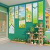 Decoração de Parede Cultural Ambiental com Tema de Primavera para Jardim de Infância Materiais Semiacabados Layout Interativo Corredor Salão Imagem