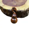 Colgante de Calabaza Tallada en Madera de Azufaifo Rayo, Adorno de Cabeza de Dragón, Llavero de Calabaza, Calabaza en Forma de Espada, Tallado Completamente a Mano