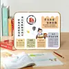 Adornos de Escritorio para Estudiantes Autodisciplina y Perseverancia Configuración de Mesa Aprender Es Difícil Perseverancia Reloj Inspirador Genial Aprendizaje Real Libro