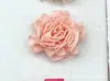 Flor de Poliéster Sem Folhas Cravo Feito à Mão 3cm Flor Fita Decorativa para Headdress Prendedor de Cabelo Roupas Sapatos e Chapéus Acessórios