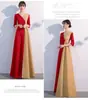 Vestido de Performance para Coro Feminino, Vestido Longo para Apresentações Estudantis, Apresentação, Competições de Recitação, Figurinos de Palco, Vestidos de Noite para Adultos e Idosos