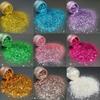 50g Coreia do Sul grandes lantejoulas nail art glitter em pó glitter em pó lantejoulas misturadas diy epóxi glitter em pó Grande quantidade desconto