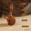 Colgante de Hacha de Cinco Puntas Tallada en Madera de Azufaifo Rayada por un Rayo Natural, Accesorio Estilo Taoísta, para Collar y Bolso Hecho a Mano DIY