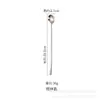 Chiba Mirror Cor Primária Aço Inoxidável 304 Faca Garfo Colher Estilo Ocidental Faca Garfo para Steak Jogo de Talheres de Quatro Peças Colher com Cabo Redondo